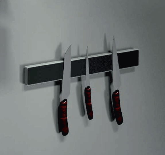 Magnetic Knife Bar | Anthracite Metal