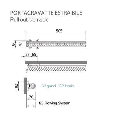 Sliding Tie Rack | | Wardrobe Organization