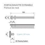 Sliding Tie Rack | | Wardrobe Organization